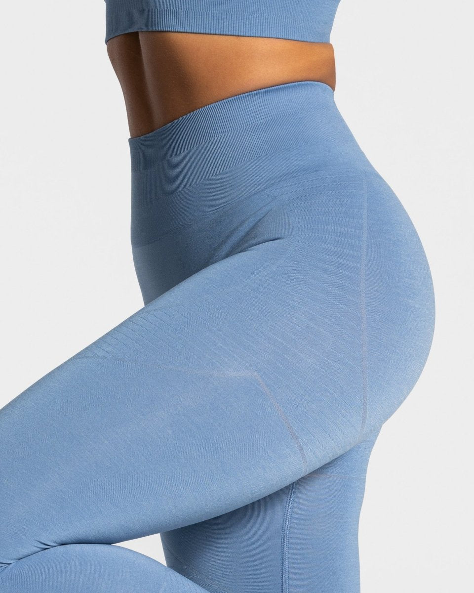 True Seamless Leggings "Blau" - TEVEO