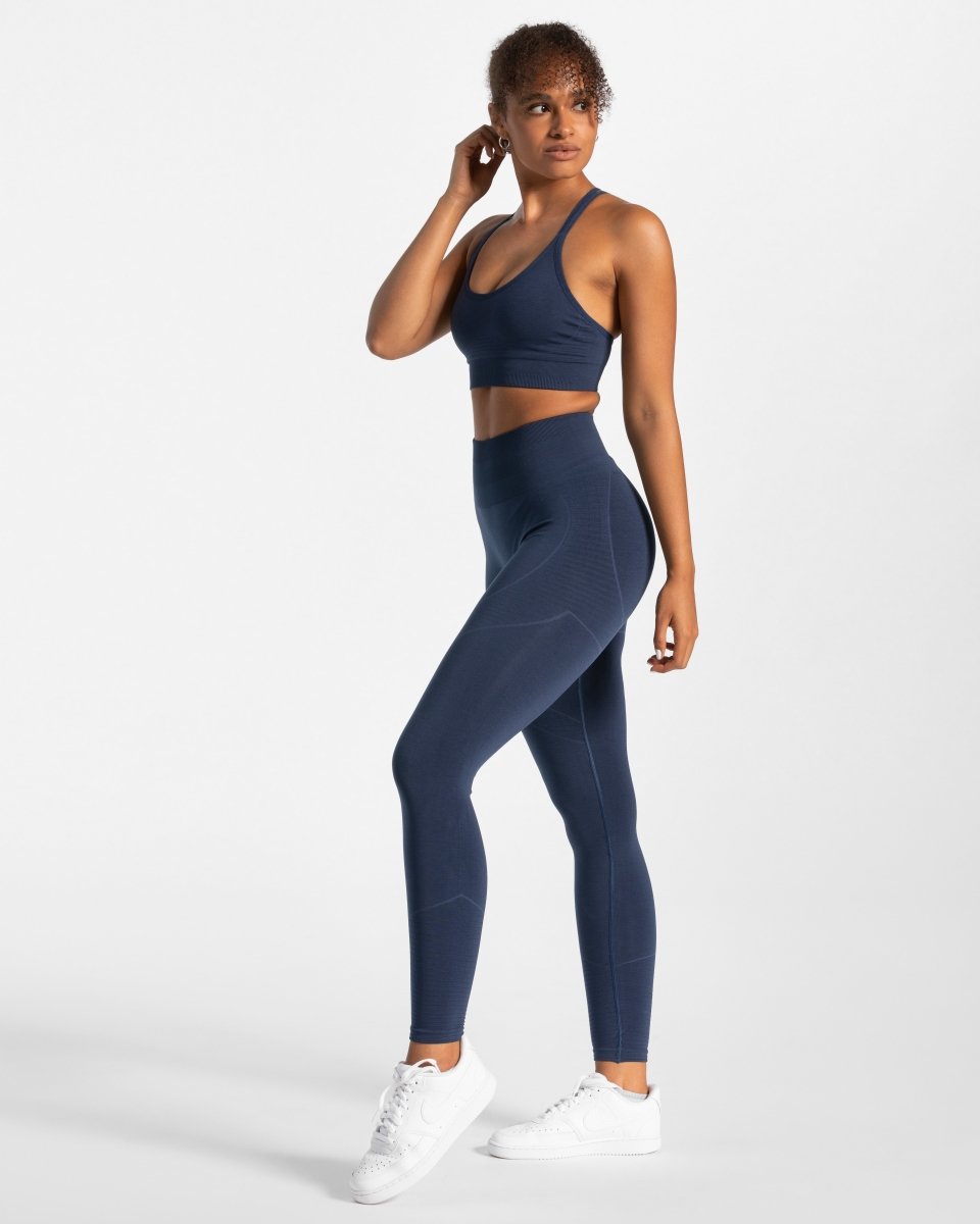 True Seamless Leggings "Dunkelblau" - TEVEO