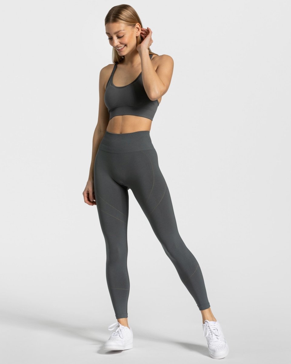 True Seamless Leggings "Dunkelgrau" - TEVEO