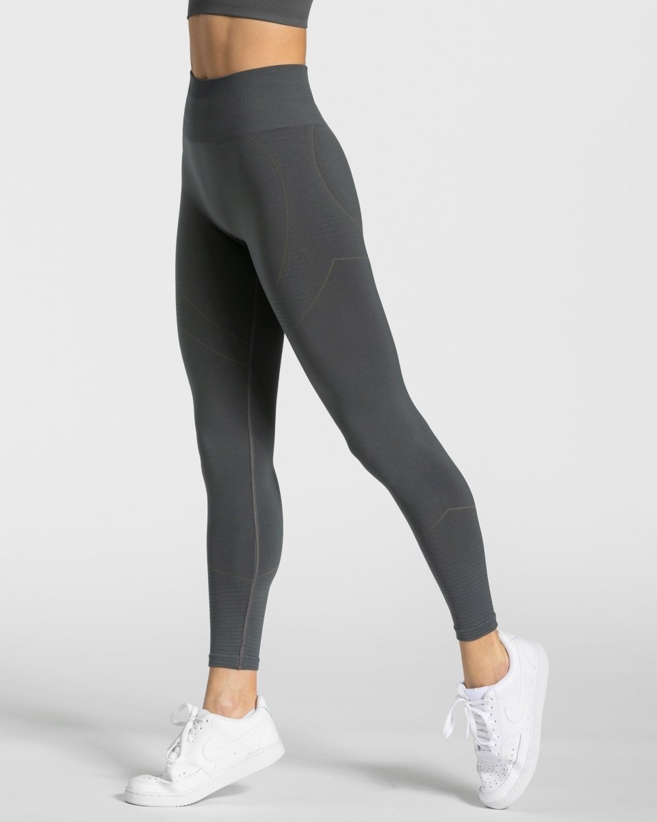 True Seamless Leggings "Dunkelgrau" - TEVEO