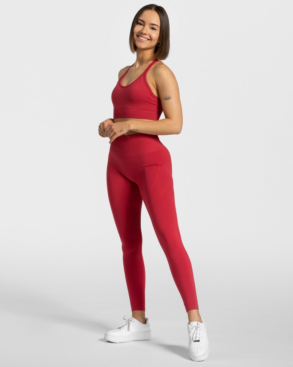 True Seamless Leggings "Rot" - TEVEO