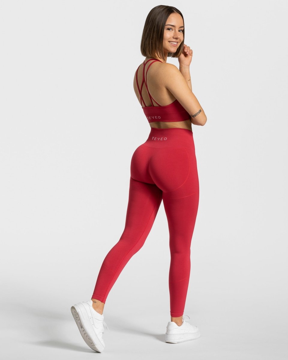 True Seamless Leggings "Rot" - TEVEO