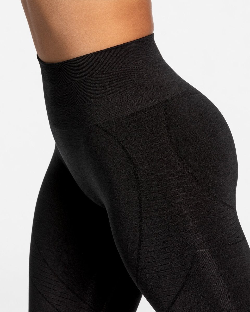 True Seamless Leggings "Schwarz" - TEVEO