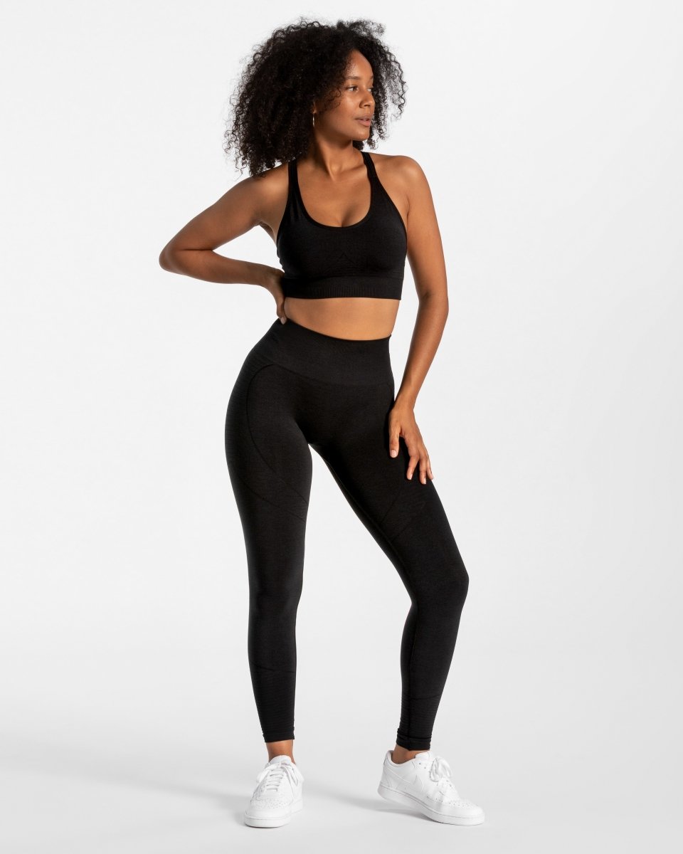 True Seamless Leggings "Schwarz" - TEVEO