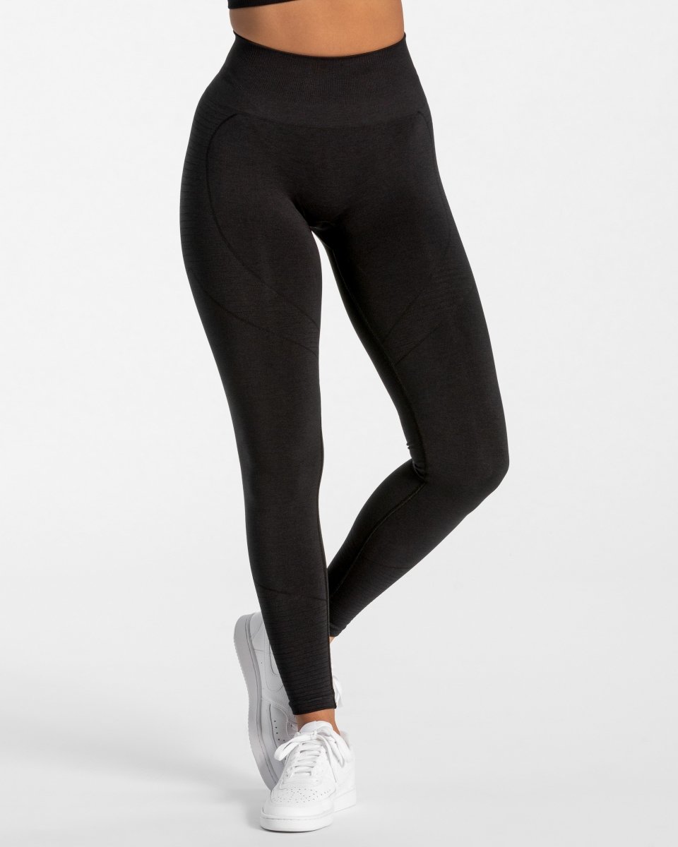 True Seamless Leggings "Schwarz" - TEVEO